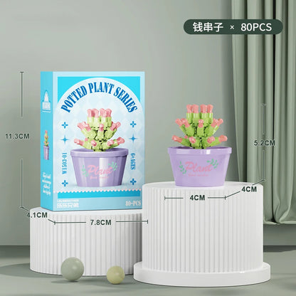 Bouquet Flower Mini Diy Building Block Toys for Children Bricks Blocks for Adults Constructor Micro Bricks Construction Set Gift - CADA BRICKS®