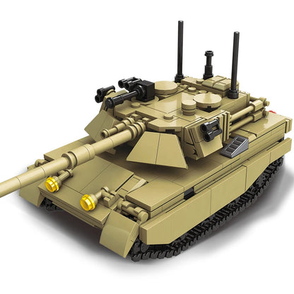 605pcsM1A2 Main Battle Tank Set Children's educational building block toy Christmas gift Birthday gift