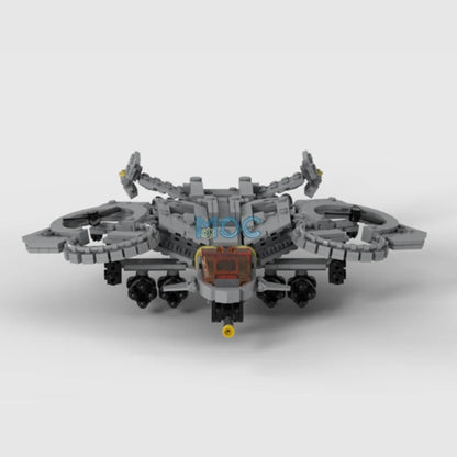MOC Building Blocks Movie Series Seawasp Plane Fighter Morden Warplane Sets DIY Assemble Bricks Educational Toys Gifts 740PCS