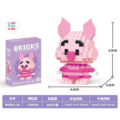 Disney Small Granular Building Model Toy Cartoon Character Stitch, SpongeBob Mini Block Toy Christmas Gift for Children - CADA BRICKS®