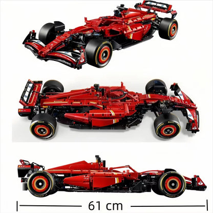 2025 New MINISO Disney F1 Racing Series Technical SF-24 42206 RaceCar RB 42207 Supercar Building Block Adult Car Birthday Gifs