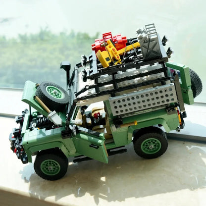New High-Tech Land Rovered Defender 90 Bricks Compatible 10317 Super Off-Road Racing Car Building Blocks 2336Pcs Kids Toys Gifts - CADA BRICKS®