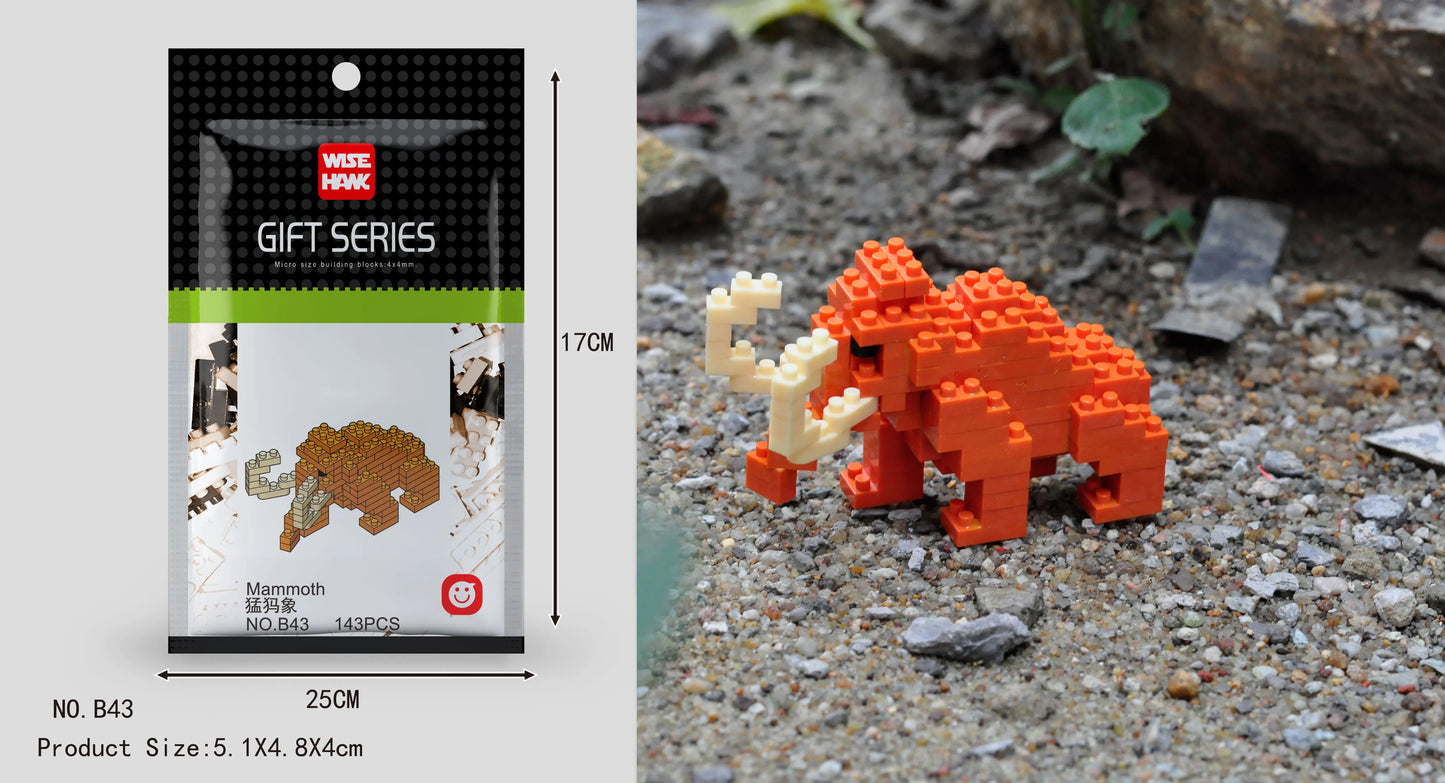 Mini Building Blocks 3D Animal  Diamond Model Micro Bricks Dog Cat Bird Moose Wolf Panda Macaw Toys For Children Birthday Gifts - CADA BRICKS®