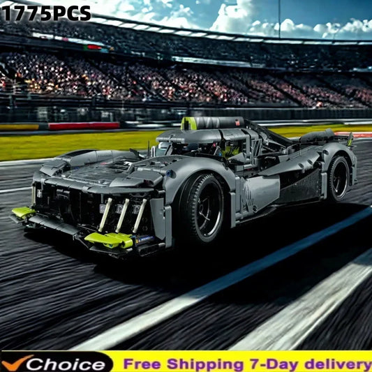 1:10 Technical 42156 1775Pcs Racing Sport Car Model Building Blocks Mechanical Speed Vehicle Supercar Brick Toys Kid Adult Gifts