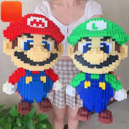 Super Mario Large Block Puzzle Assembly Toy 3D Puzzle Children's Birthday Gift Desktop Decoration - CADA BRICKS®