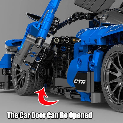 Compatible 42123 Technical Car Senna GTR Building Blocks Super Racing Vehicle OR Remote Control Bricks Toys For Kids - CADA BRICKS®