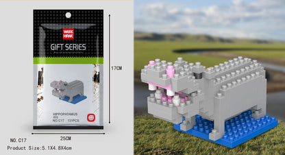 Mini Building Blocks 3D Animal  Diamond Model Micro Bricks Dog Cat Bird Moose Wolf Panda Macaw Toys For Children Birthday Gifts - CADA BRICKS®