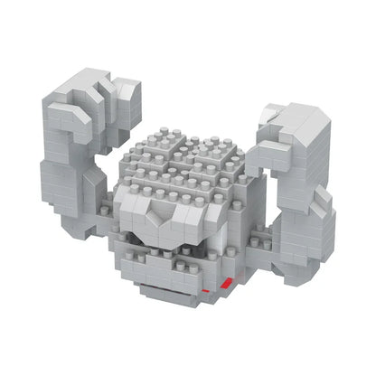 DIY Pokemon Blocks Small Cartoon Mini Building Block Pikachu Charizard Eevee Mewtwo Anime Assemble Action Model Dolls Toys