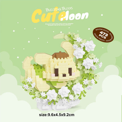 Mini Dog Cat panda raccoon Cute Pet Small Building Block Model Series Ornaments Children's Toy Christmas Birthday Gifts for Kids - CADA BRICKS®
