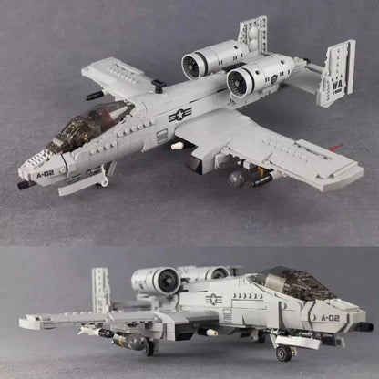 High Quality Military The A10 F35 Fighter Building Blocks DIY WW2 Plane Brick Toys Gifts For Children