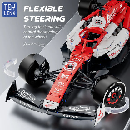 1768PCS 1:8 F1 Race Cars Building Sets MOC Building Blocks Car Cool Collectible Model Car Kits Toy Christmas Festive Gift Giving - CADA BRICKS®