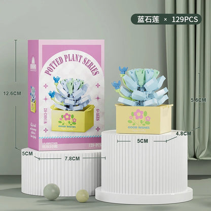 Bouquet Flower Mini Diy Building Block Toys for Children Bricks Blocks for Adults Constructor Micro Bricks Construction Set Gift - CADA BRICKS®