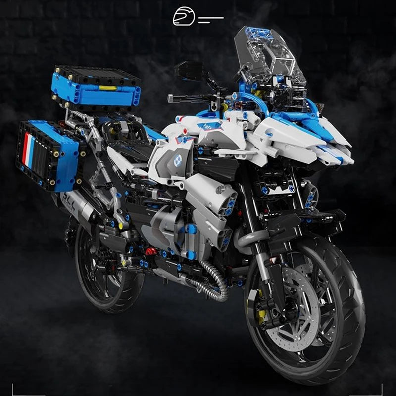 High Tech 1:5 Motorcycle City Sports Rapid Racing Motorbike Locomotive Moc Modular Brick Model Building Block Boy Gift Toy T4022 - CADA BRICKS®