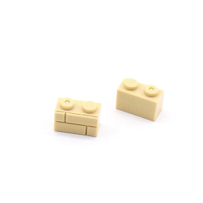Small Particles Thick Wall Bricks 1x2 1x3 1x4 Dots Bulk Accessories Doors Windows DIY Building Blocks Educational Toy for Kids