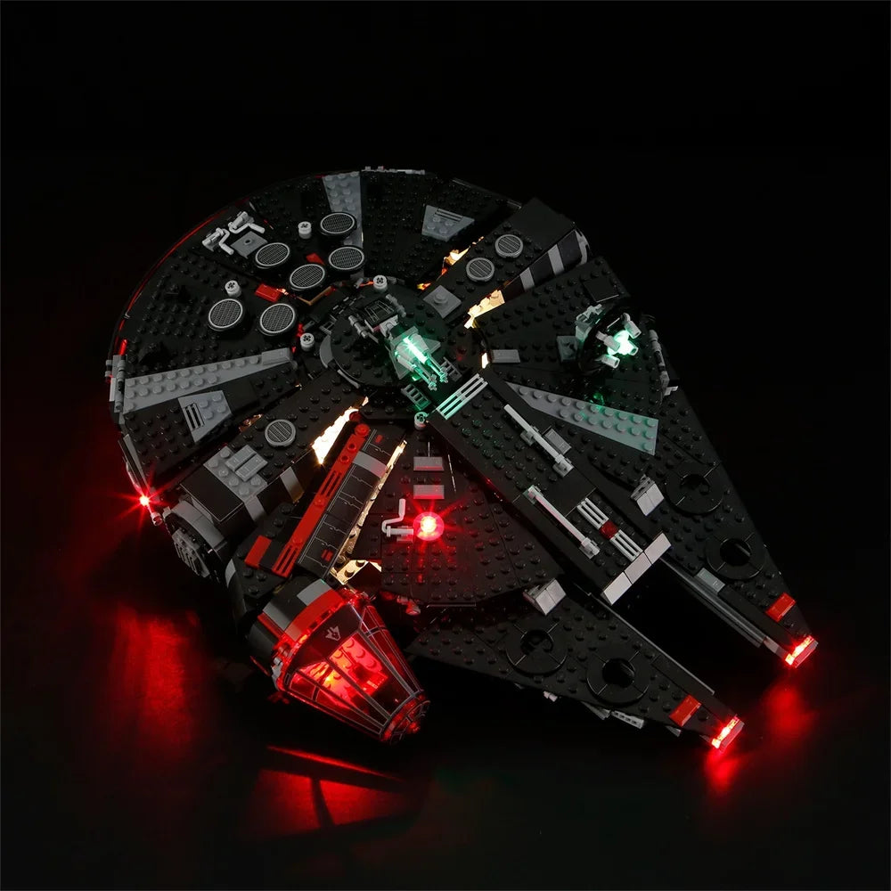 Lighting Kit For LEGO 75389 The Dark Falcon Millennium Falcon Starsing War Not Building Blocks (Only Lighting Set) - CADA BRICKS®