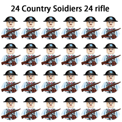 Military Building Blocks, Figures, Action Figures, Toys, Mini Dolls, Soldier Characters, Children's Toys, National Army Phalanx - CADA BRICKS®