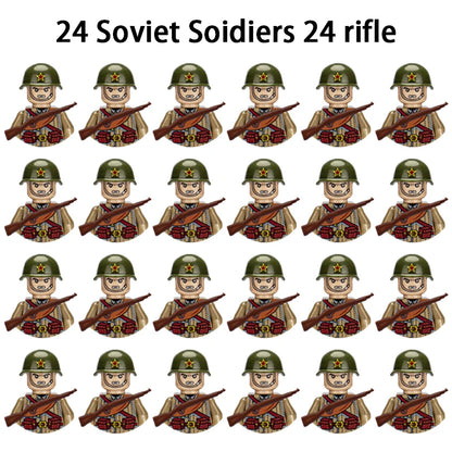 Military Building Blocks, Figures, Action Figures, Toys, Mini Dolls, Soldier Characters, Children's Toys, National Army Phalanx - CADA BRICKS®