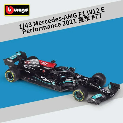 Skala 1:43 2022 Alfa Romeo F1 Team ORLEN C42 Techniczny samochód wyścigowy Klocki konstrukcyjne Model pojazdu Formuły 1 Klocki konstrukcyjne Zabawki na prezenty