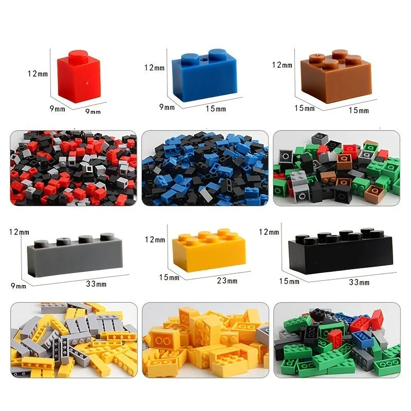 Building blocks Bulk children's blocks, Creative diy sets, Urban classic blocks, children's educational toys, 1000 - CADA BRICKS®