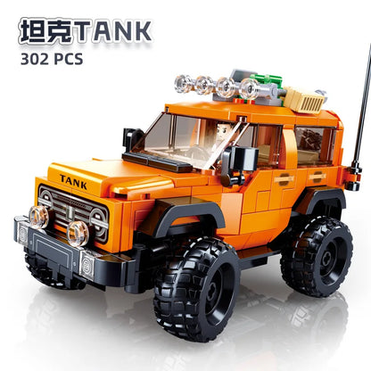302 SZTUK Sluban Urban Tank Modelbricks pojazd terenowy Figurki Klocki Zabawki Edukacyjne dla Dzieci