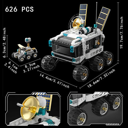 UFO Flying saucer Building block Alien Ship Spacecraft Astronaut Creative assembly ornament puzzle toy boy gift