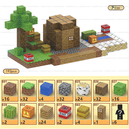 Magnetic Building Block Magnet Cube Mine World Set for Boy Girl Kid Age 3+ DIY Model Children STEM Sensory Toy Christmas Gift - CADA BRICKS®