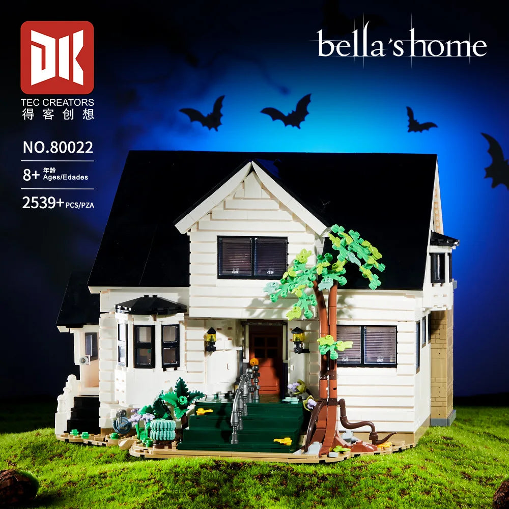 IN STOCK 80022 MOC Bella Villa Building Blocks Model Construction House Bricks Assembling Toys for Boys Christmas Gift Set