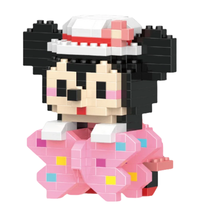 Disney Stitch Mickey Anime Anime Blocks Kuromi My Melody Diseney Cinnamoroll Mouse Building Blocks Doll Toy Kids Birthday Gift - CADA BRICKS®