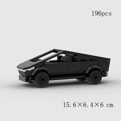 City Truck Vehicle Pickup Heavy Cargo Transport Model Building Blocks Machinery Shop Van Creative Carriage Harvester Car Kid Toy - CADA BRICKS®