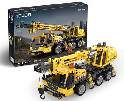 Cada 693Pcs City WheelLoader Car Heavy Mining Truck Building Blocks DIY Engineering Excavator Bricks Toy For Kids Gift