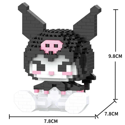 KEEPPLEY Sanrio Anime Hello Kitty My Melody Cinnamoroll Pompompurin Kuromi Building Blocks Girl Kid Holiday Christmas Gift - CADA BRICKS®