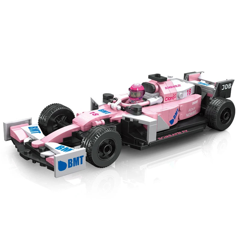Zestaw klocków FIA Classic Sports Car 2025 Formula 1 Racing City Speed Champion F1 Building Blocks Vehicle Model Bricks Kids Toys Adult Gift