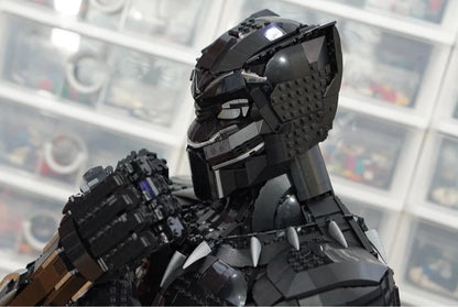 2925pcs Moc 76215 Superhero Black Panther Bust Megafigure Model Building Blocks Bricks Diy Creative Educational Toys Kid Gift - CADA BRICKS®