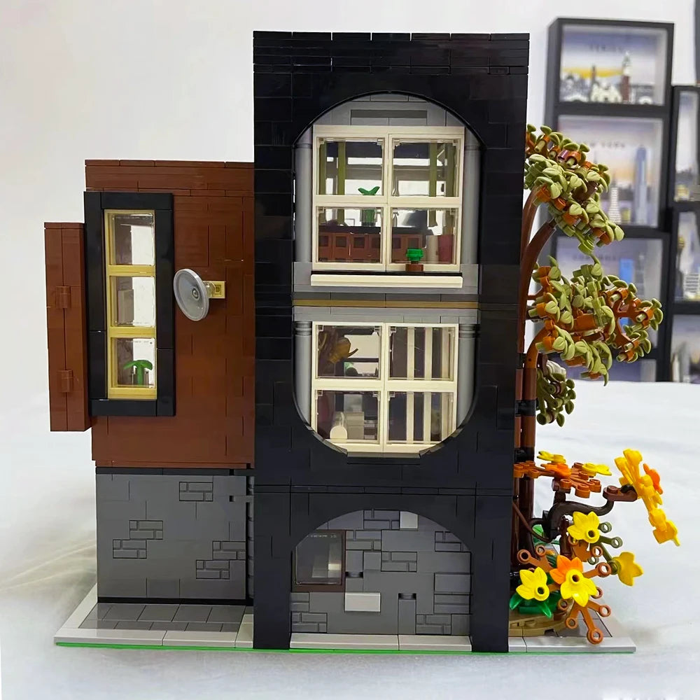 MOC-107015 Kreatywny ekspert „HEA-ON-JEA” Willa modułowa architektura miejska klocki model widok ulicy zestawy zabawka dla dzieci prezent dla chłopców