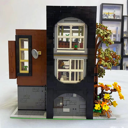 MOC-107015 Kreatywny ekspert „HEA-ON-JEA” Willa modułowa architektura miejska klocki model widok ulicy zestawy zabawka dla dzieci prezent dla chłopców
