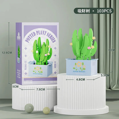 Bouquet Flower Mini Diy Building Block Toys for Children Bricks Blocks for Adults Constructor Micro Bricks Construction Set Gift - CADA BRICKS®