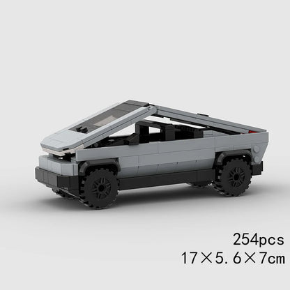 City Truck Vehicle Pickup Heavy Cargo Transport Model Building Blocks Machinery Shop Van Creative Carriage Harvester Car Kid Toy - CADA BRICKS®