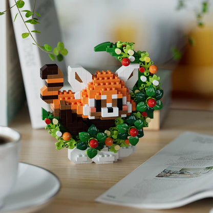 Mini Dog Cat panda raccoon Cute Pet Small Building Block Model Series Ornaments Children's Toy Christmas Birthday Gifts for Kids - CADA BRICKS®
