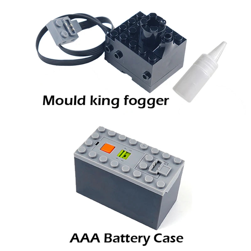 Techniczny spray dymny Silnik Spryskiwacz Klocki Mould King Fogger do Legoeds Klocki konstrukcyjne MOC Pociąg Części Wagonowe Model Silnika