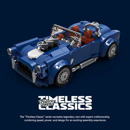 NEW Creative City Retro Technical Speed Champions Car Building Blocks Convertible Vehicle Bricks Model Toys Kids Christmas Gifts