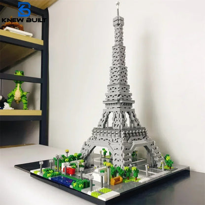Knew Built 3 Size Choice Paris Eiffel Tower Micro Mini Building Blocks Toy France’s Pride Collectible Decoration and Gift-Worthy - CADA BRICKS®