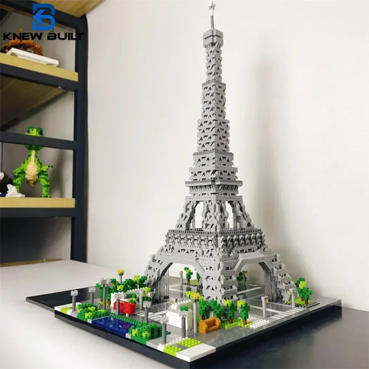 Knew Built 3 Size Choice Paris Eiffel Tower Micro Mini Building Blocks Toy France’s Pride Collectible Decoration and Gift-Worthy - CADA BRICKS®