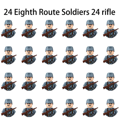 Military Building Blocks, Figures, Action Figures, Toys, Mini Dolls, Soldier Characters, Children's Toys, National Army Phalanx - CADA BRICKS®