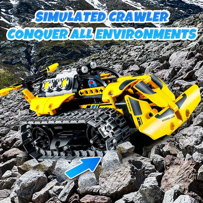 542pcs 3 in 1 Remote Control Programming Truck/Bulldozer Building Blocks Stem Kits for Kids Age 8-10 Educational Toys Boys Gifts - CADA BRICKS®
