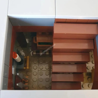 3026 sztuk średniowiecznego zamku i fortecy, klocki budowlane, model do montażu, idealny dla dzieci, prezent urodzinowy, zestaw MOC-31120