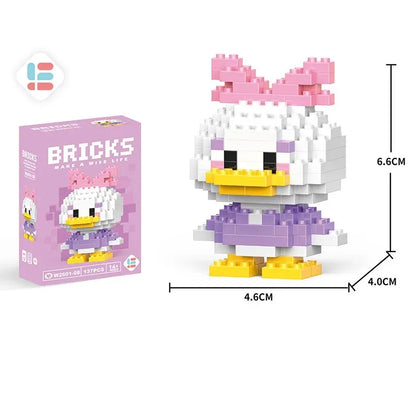 Disney LiLo Stitch Toys Building Blocks Pokeman Pikechu lega Anime Cartoon Character Model Building Blocks Toy for children Gift - CADA BRICKS®