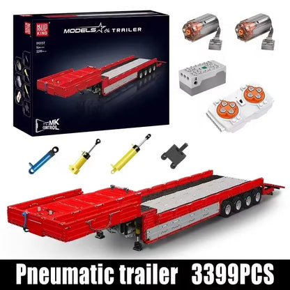 Mould King 19015 19015T Technical Car Building Block Remote Control Tractor Truck Model Assembly Brick Toys Kids Christmas Gift
