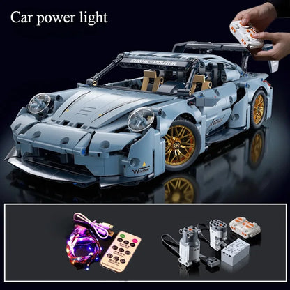 Technical Racing Sport Car Model Building Blocks technic adults 1:14 DIY Supercar Brick Puzzle Toys Kid Adult Gift（1200+granule）