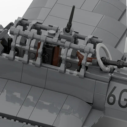Technical Moc Bricks Military Model Ju 87 Stuka Fighter Jet Modular Building Blocks Gifts Toys For Children DIY Sets Assembling