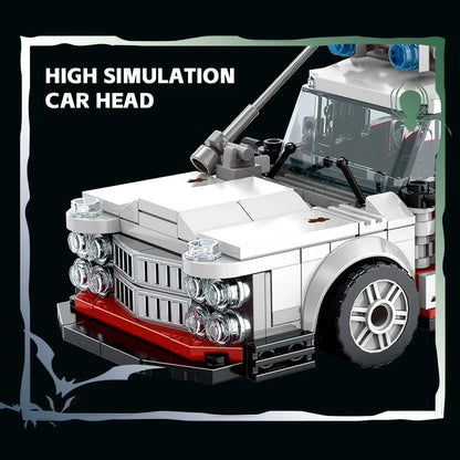 Creative Ghostbusters ECTO-1 Vehicle Technical Building Blocks Racing Car Model Car Assembly Bricks Toys for Kids Adult gifts